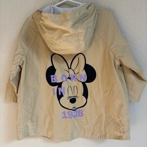 Zara Minnie Mouse Raincoat 2/3T